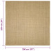 Covor Din Sisal Pentru Stâlp De Zgâriat, 100X100 Cm