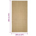 Covor Din Sisal Pentru Stâlp De Zgâriat, 100X200 Cm