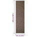 Covor Din Sisal Pentru Ansamblu De Zgâriat, Maro, 66X250 Cm