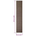 Covor Din Sisal Pentru Ansamblu De Zgâriat, Maro, 66X350 Cm