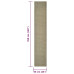 Covor Din Sisal Pentru Stâlp De Zgâriat, Gri Taupe, 66X350 Cm