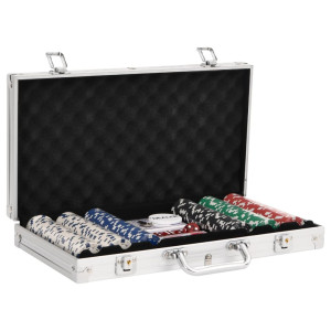 Set De Jetoane De Poker 300 Buc. 11,5 G