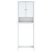 Depozitare Deasupra Toaletei „Berg” Alb 60X27X164,5 Cm Lemn