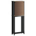 Depozitare Deasupra Toaletei „Berg” Negru 60X27X164,5 Cm Lemn