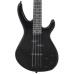 Chitara Bass Electrică Începători, Cu Husă, Negru, 4/4 46"