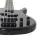 Chitara Bass Electrică Începători, Cu Husă, Negru, 4/4 46"
