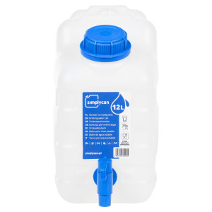 Recipient De Apă Cu Robinet, Transparent, 10 L, Plastic