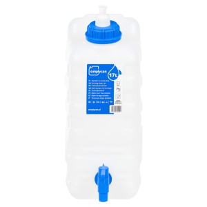 Recipient De Apă Cu Robinet Și Dozator De Săpun, 15 L, Plastic