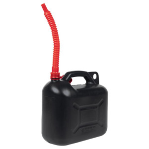 Bidon De Combustibil, Pipă Flexibilă, 3 Buc. Negru 10 L Plastic