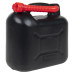 Bidon De Combustibil, Pipă Flexibilă, 3 Buc. Negru 10 L Plastic