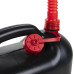 Bidon De Combustibil, Pipă Flexibilă, 3 Buc. Negru 10 L Plastic