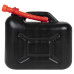 Bidon De Combustibil, Pipă Flexibilă, 3 Buc. Negru 20 L Plastic