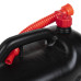 Bidon De Combustibil, Pipă Flexibilă, 3 Buc. Negru 20 L Plastic
