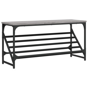 Pantofar, Gri Sonoma, 90X30X45 Cm, Lemn Prelucrat