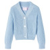 Cardigan Pentru Copii Tricotat, Albastru, 92