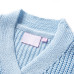 Cardigan Pentru Copii Tricotat, Albastru, 92