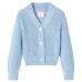 Cardigan Pentru Copii Tricotat, Albastru, 116