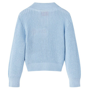 Cardigan Pentru Copii Tricotat, Albastru, 128