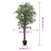 Arbore De Arțar Artificial 224 De Frunze 80 Cm Verde
