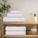 Lavete 2 Buc Alb 15X21 Cm 360 G/M² 100% Bumbac