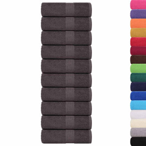 Lavete 50 Buc Antracit 15X21 Cm 360 G/M² 100% Bumbac