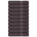 Prosoape 10 Buc Antracit 100X200 Cm 360 G/M² 100% Bumbac