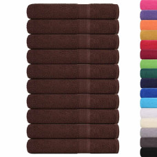Prosoape 10 Buc Maro 100X200 Cm 360 G/M² 100% Bumbac