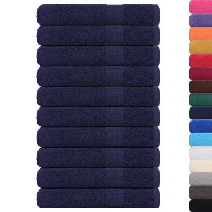 Prosoape 10 Buc Bleumarin 100X200 Cm 360 G/M² 100% Bumbac