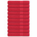 Prosoape 10 Buc Roșu 100X200 Cm 360 G/M² 100% Bumbac