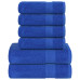 Set Prosoape 6 Buc Albastru 360 G/M² 100% Bumbac