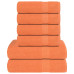 Set Prosoape 6 Buc Portocaliu 360 G/M² 100% Bumbac