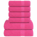 Set Prosoape 12 Piese Roz 360 G/M² 100% Bumbac