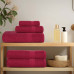 Set Prosoape 12 Piese Bordeaux 360 G/M² 100% Bumbac