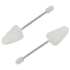 Calapoade De Pantofi, 5 Perechi, Alb, Eu 35-38, Plastic