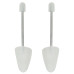 Calapoade De Pantofi, 5 Perechi, Alb, Eu 35-38, Plastic
