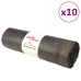 Saci De Gunoi Cu Șnururi 250 Buc. Negru 60 L