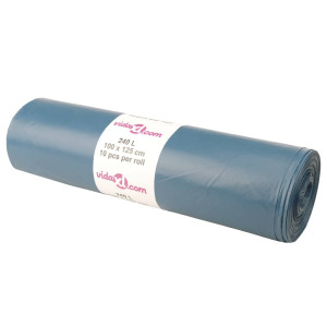 Saci De Gunoi 100 Buc. Albastru 240 L