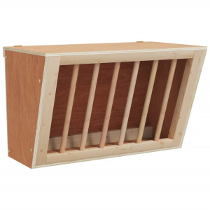 Hrănitor Pentru Fân De Iepuri, 37X18,5X23 Cm, Lemn Masiv Brad