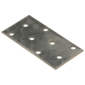 Plăci Perforate, 60 Buc., 2 Mm, 80X40 Mm, Oțel Galvanizat