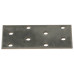 Plăci Perforate, 60 Buc., 2 Mm, 80X40 Mm, Oțel Galvanizat