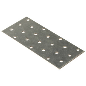 Plăci Perforate, 40 Buc., 2 Mm, 140X60 Mm, Oțel Galvanizat
