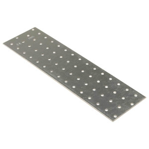 Plăci Perforate, 20 Buc., 2 Mm, 300X80 Mm, Oțel Galvanizat
