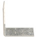 Suporturi Unghiulare 40 Buc. 2 Mm 80X40X80 Mm Oțel Galvanizat