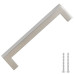 Mânere De Dulap, 10 Buc., Argintiu, 128 Mm, Oțel Inoxidabil
