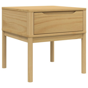Măsuță De Veioză Floro Maro Ceară 55X55X54 Cm Lemn Masiv Pin