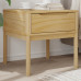 Măsuță De Veioză Floro Maro Ceară 55X55X54 Cm Lemn Masiv Pin