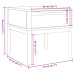 Măsuță De Veioză Floro Alb 55X55X54 Cm Lemn Masiv Pin