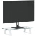 Suport De Monitor, Alb, 40X20X8 Cm, Sticlă Securizată Și Metal