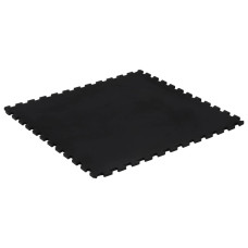 Placă De Podea Din Cauciuc, Negru, 12 Mm, 100X100 Cm