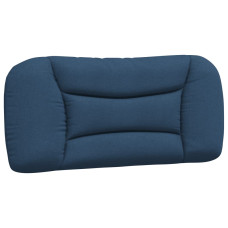 Pernă Pentru Tăblie De Pat, Albastru, 80 Cm, Material Textil